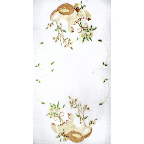 Великодня серветка "Паска з котиками" прямок. 62х44см №10345