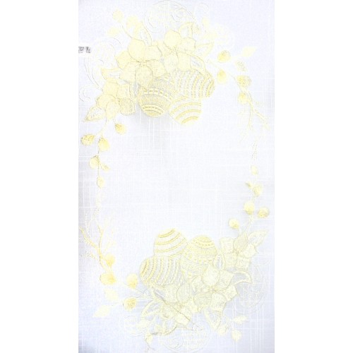 Великодня серветка "Крашанки в квітах" прямок. 62х44см №30294