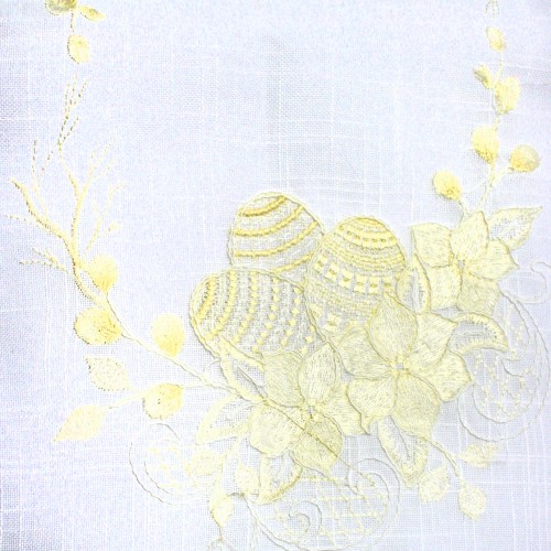 Великодня серветка "Крашанки в квітах" прямок. 62х44см №30294