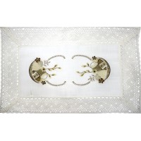 Великодня серветка "Крашанки з котиками" прямок. 62х44см №81386