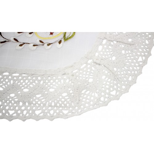 Великодня серветка "Крашанки з котиками" овальн. 62х44см №81527