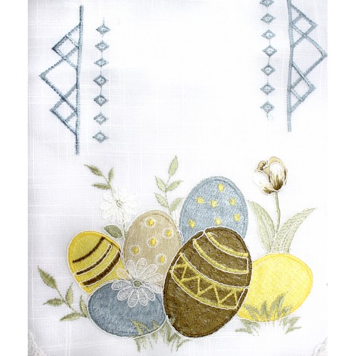 Великодня серветка "Крашанка" овальн. 62х44см №50467