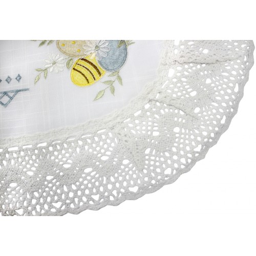 Великодня серветка "Крашанка" овальн. 62х44см №50467