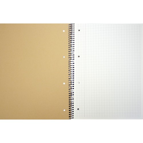 Коледж-блок А4+ 80арк. кліт. "Student" крафт,кремовий блок №A4-080-6719K/Школярик/(4)(36)