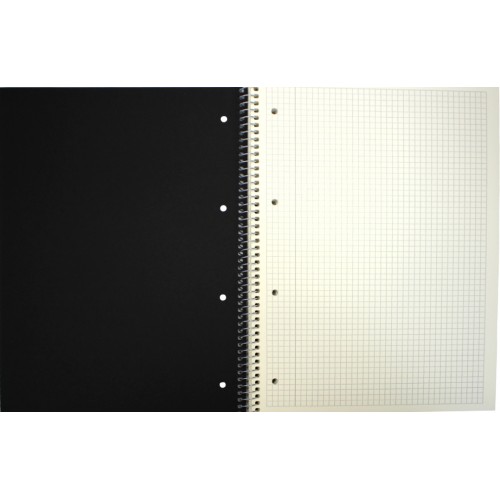Коледж-блок А4+ 80арк. кліт. "Student" чорн.карт.,кремовий блок №A4-080-6720K/Школярик/(4)