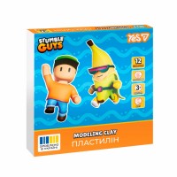Пластилін "Yes" Stumble Guys 12 кольор. 240гр №540709(20)