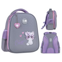Рюкзак "GoPack" Education Cute Cat 2від. 2карм. №GO26-165S-3(4)