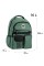 Рюкзак "GoPack" Education 2від. 4карм. зелений №GO26-183M-4(10)