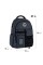 Рюкзак "GoPack" Education 2від. 5карм. темно-сірий №GO26-184L-4(10)