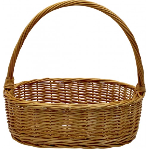 Кошик плетен. "Цитрус" темно-коричневий 42х28х14см №1