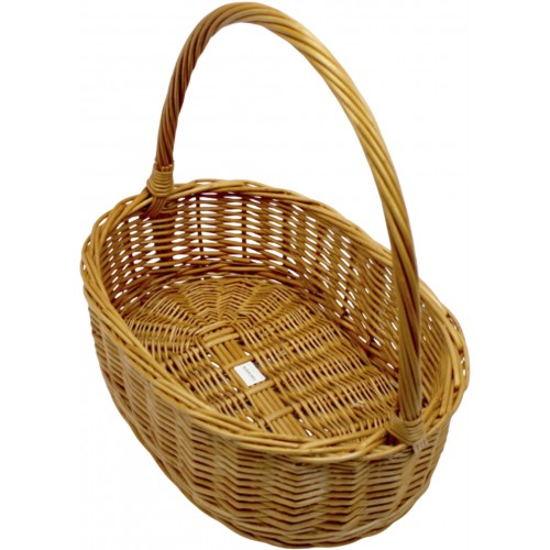 Кошик плетен. "Цитрус" темно-коричневий 42х28х14см №1