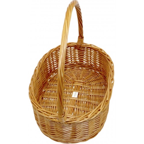 Кошик плетен. "Цитрус" темно-коричневий 42х28х14см №1