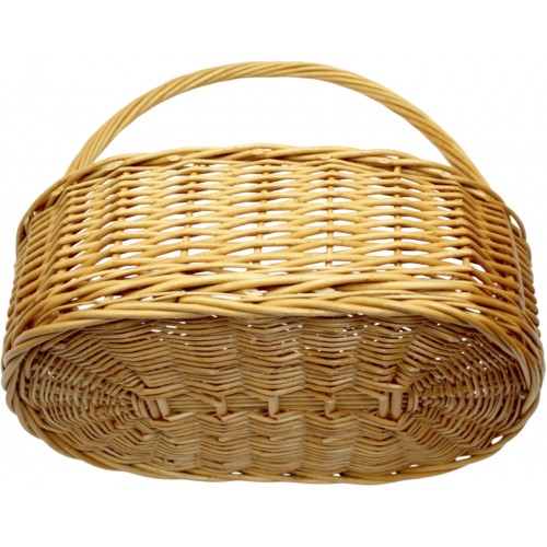 Кошик плетен. "Цитрус" темно-коричневий 42х28х14см №1