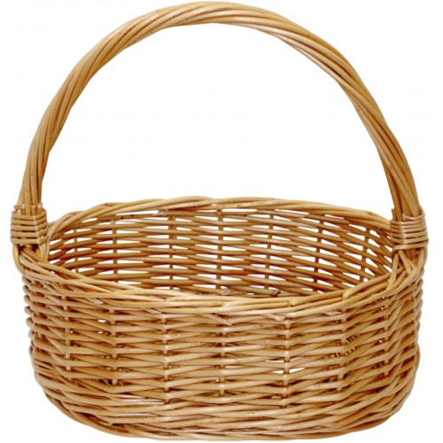 Кошик плетен. "Цитрус" темно-коричневий 31х22х11см №3