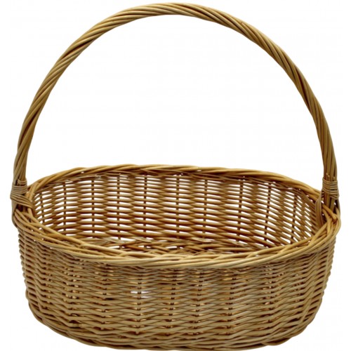 Кошик плетен. "Цитрус" світло-коричневий 40х29х14см №4