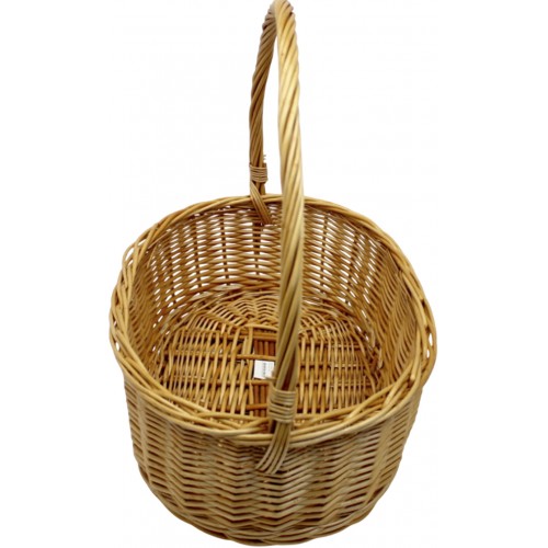 Кошик плетен. "Цитрус" світло-коричневий 40х29х14см №4