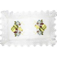 Великодня серветка "Крашанки з курчатами" прямокут. 48х33см №81525(12)