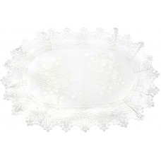 Великодня серветка "Крашанки з квітами" овал. 48х31см №30294(12)