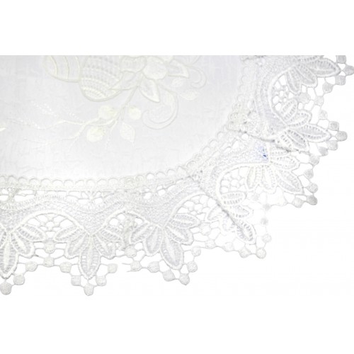 Великодня серветка "Крашанки з квітами" овал. 48х31см №30294(12)