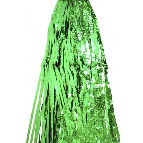 Шторка для фотозони 1х2м зелена голограма