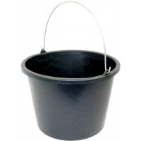 Відро 10л пласт. будівельне чорне,мірне №92199
