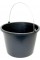Відро 10л пласт. будівельне чорне,мірне №92199