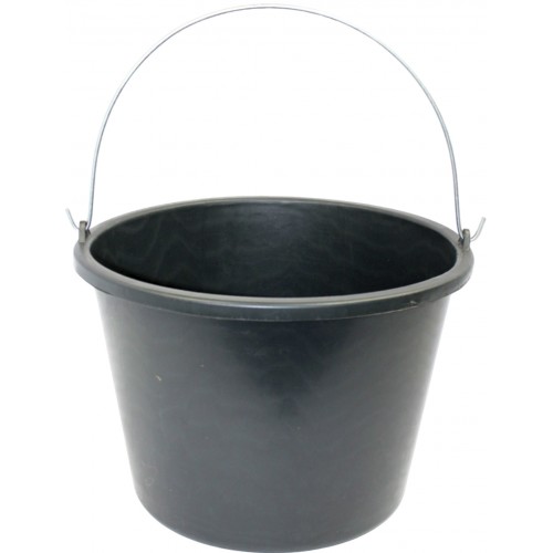 Відро 10л пласт. будівельне чорне,мірне №92199