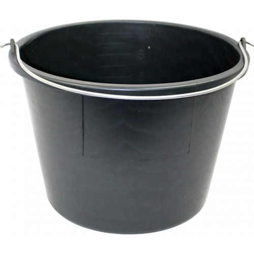 Відро 10л пласт. будівельне чорне,мірне №92199