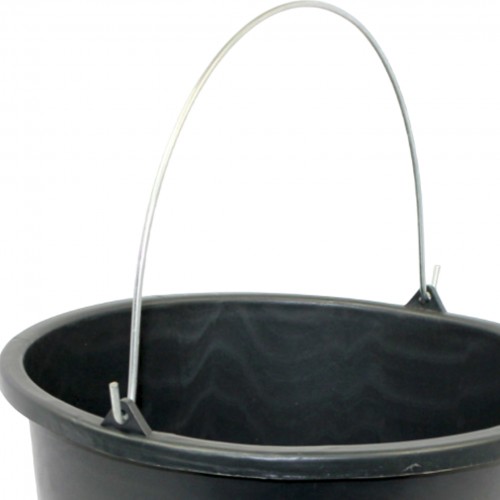 Відро 10л пласт. будівельне чорне,мірне №92199