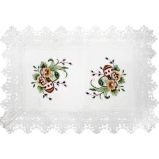 Великодня серветка "Крашанки в квітах" прямок. 48х31см №43273