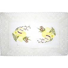 Великодня серветка "Крашанки в квітах" прямок. 62х44см №81527