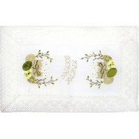 Великодня серветка "Христос Воскрес,паска з крашанками" прямок. 62х44см №43257