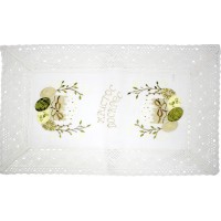 Великодня серветка "Христос Воскрес,паска з крашанками" прямок. 62х44см №50465