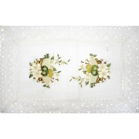 Великодня серветка "Крашанки з котиками" прямок. 62х44см №43259