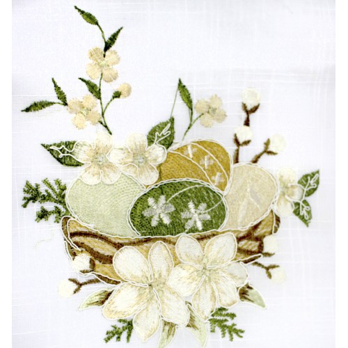 Великодня серветка "Крашанки з котиками" прямок. 62х44см №43259