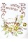 Великодня серветка "Христос Воскрес,паска з крашанками" овальн. 62х44см №50034