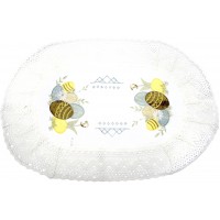 Великодня серветка "Крашанка" овальн. 62х44см №50467