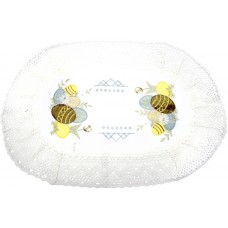 Великодня серветка "Крашанка" овальн. 62х44см №50467