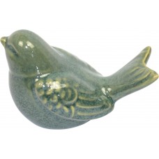 Фігурка керам. "Пташка" 8см зелена №4011-015(6)(36)