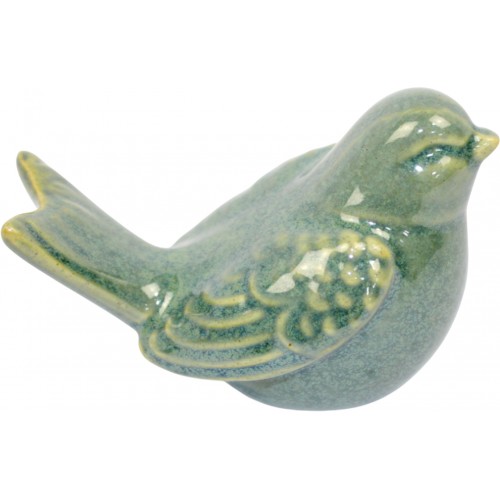 Фігурка керам. "Пташка" 8см зелена №4011-015(6)(36)