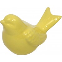 Фігурка керам. "Пташка" 8см жовта №4011-018(6)(36)