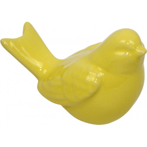 Фігурка керам. "Пташка" 8см жовта №4011-018(6)(36)