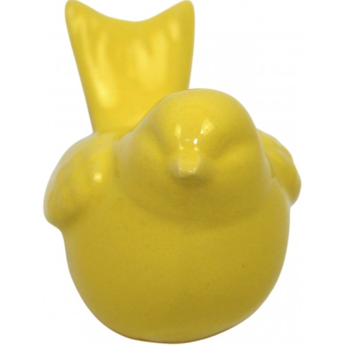Фігурка керам. "Пташка" 8см жовта №4011-018(6)(36)