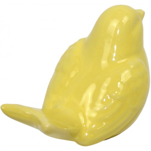 Фігурка керам. "Пташка" 8см жовта №4011-018(6)(36)