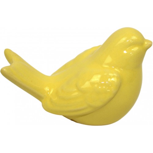 Фігурка керам. "Пташка" 8см жовта №4011-018(6)(36)