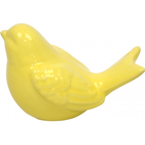 Фігурка керам. "Пташка" 8см жовта №4011-018(6)(36)