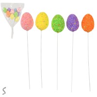 Великодній декор "Easter eggs" 9шт 20х3см №R40483(360)