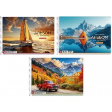 Альбом для малюв. на пруж. 30/120 А4 №PB-SC-030-8054/Школярик/