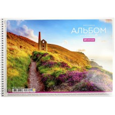 Альбом для малюв. на пруж. 30/100 А4 №PB-SC-030-8562/Школярик/