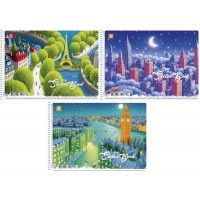 Альбом для малюв. на пруж. 20/100 А4 "Star" №PB-SC-020-8559/Школярик/(9)(108)